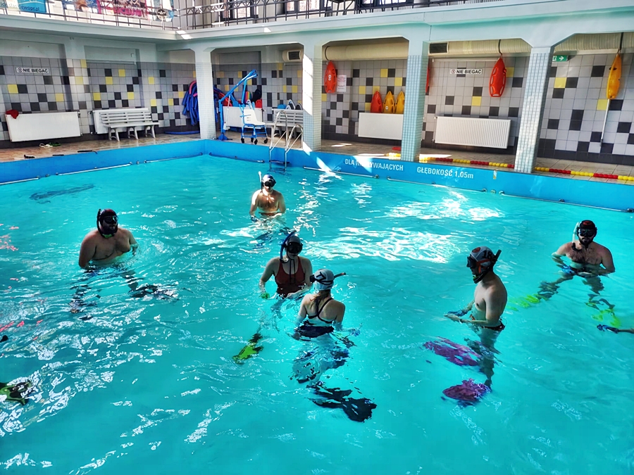 Hokej pod wodą Walenie Siemianowice Śląskie Trening 28 II 2026